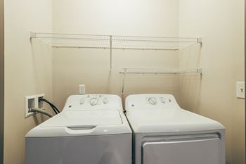 Full size washers and dryers included*